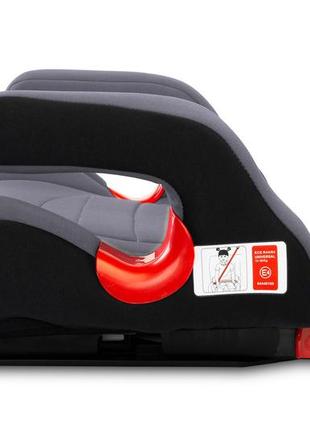 Детское автокресло бустер caretero puma isofix (15-36 кг) graphite4 фото