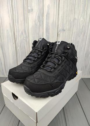 Кроссовки меррелл merrell moab 3 mid black white