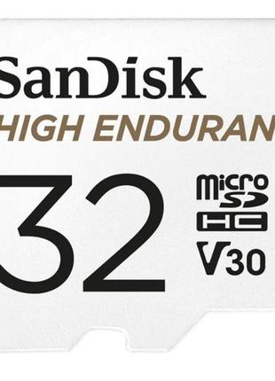 Карта памяти sandisk high endurance microsd 32gb sdsqqnr-032g-zn6ia