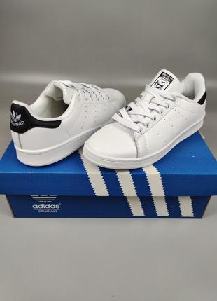 Кросівки жіночі підліткові adidas stan smith white