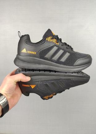 Мужские кроссовки adidas terrex speed black&orange