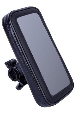 Тримач для смартфона 4,7-6,3" пластик чорний bc-bg016 з кріпленням на кермо/винос