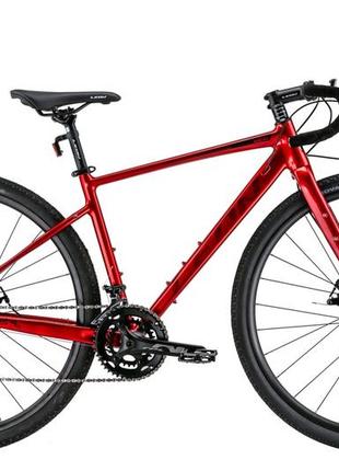 Велосипед al 28" leon gr-90 dd рама-s червоний з чорним 2022