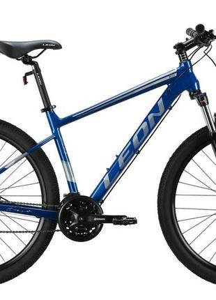 Велосипед алюміній 27.5" leon xc 80 am hydraulic lock out hdd рама-18" синiй з сірим 2024