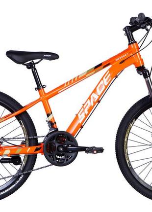 Велосипед алюміній 24" space mercury хардтейл dd тріскачка рама-13" помаранчевий 2024