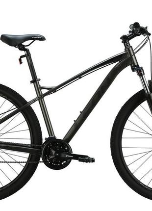 Велосипед алюміній 29" leon tn-90 am hydraulic lock out dd рама-18" коричневий з чорним (матовим) 2024