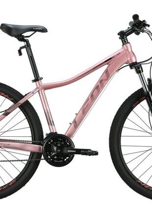 Велосипед алюміній 27.5" leon xc lady am hydraulic lock out hdd рама-16.5" рожевий з чорним 2024