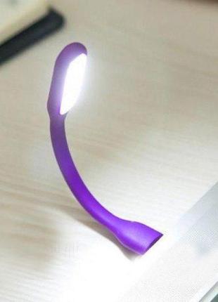 Портативний гнучкий usb світильник usb led light (з трьома лампочками), usb л shopmarket6 фото