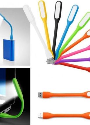 Портативний гнучкий usb світильник usb led light (з трьома лампочками), usb л shopmarket4 фото