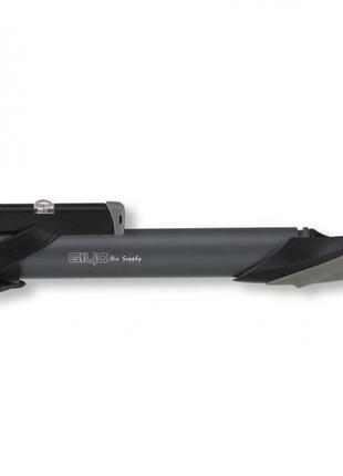 Насос міні giyo gp-961 з манометром pl av/fv (100psi) т-ручка (серый)