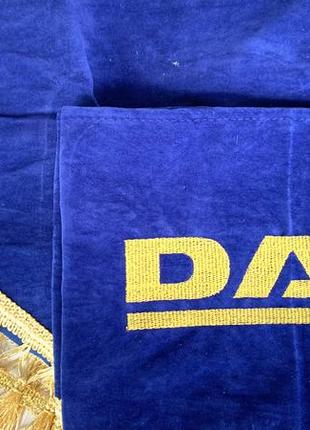 Шторы в кабину daf даф лобовое стекло-1  боковые-2 цвет синий