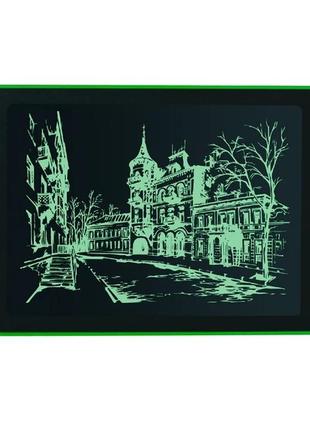 Lcd-планшет для малювання 8,5" lcd writing tablet green