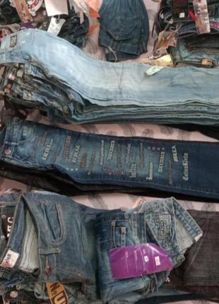 Середньою/низькою/талії джинси кльош звужені в принт якісні прикольні повсякденні 100 грн