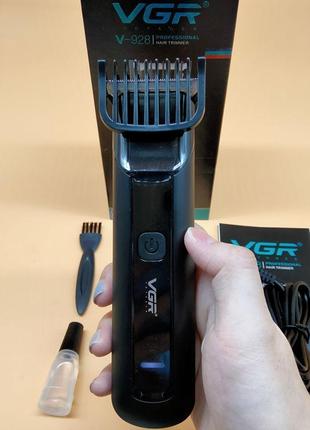 Vgr v-928 профессиональный проводной и беспроводной триммер для волос