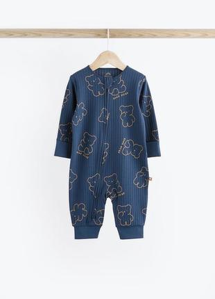 Ромпер / человечек без ножек на молнии 3-6 мес.