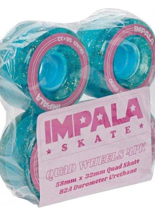 Колеса для роликів impala 4 pack - holographic glitter (frd.039342)