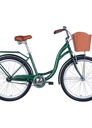 Велосипед 26" dorozhnik aquamarine 2024 (зелений) (ops-d-26-284)