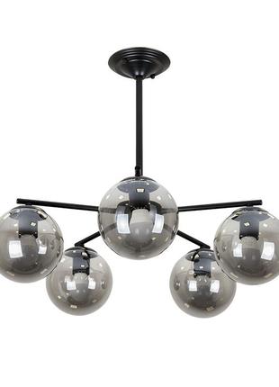 Люстра в стилі модерн 752f150-5 bk+bk
