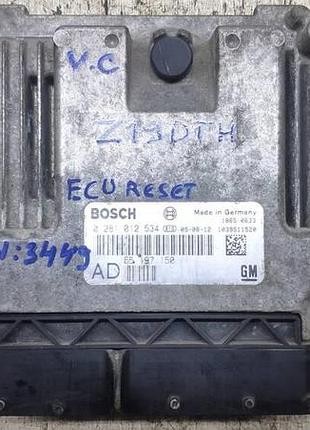 Блок управления двигателем опель вектра ц, opel vectra c 1.9 cdti 2002-2008 55197150 \ 0281012534 \ 55556261