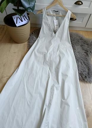 Невероятное платье с вырезом на спинке от zara, размер s, м