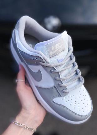 Кросівки жіночі nike dunk low light grey