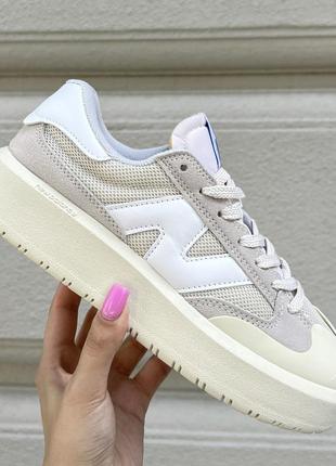 Кроссовки женские new balance cream