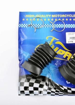 Гофра вилки yamaha 3yk, next zone disk, aprio, пара, цвет черный, короткие