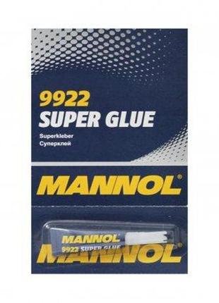 Супер клей super glue 3г mannol 9922