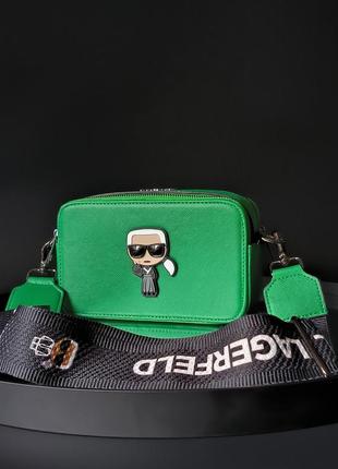 Karl lagerfeld snapshot green  fl8003