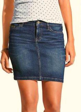 Стильная джинсовая юбка esmara, 💯 оригинал, молниеносная отправка 🚀⚡