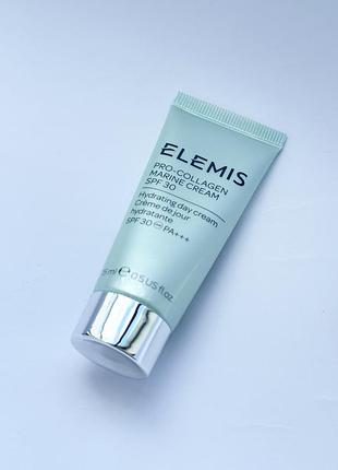 Крем для обличчя elemis pro-collagen marine cream spf30, 15 мл