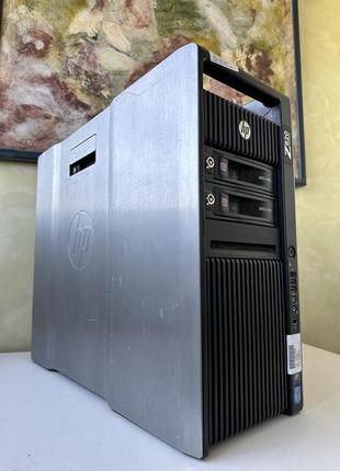 Системный блок hewlett-packard z820 рабочая станция 2хe5-2640 24x2.5ghz 64gb ram k2000 2gb gddr5 480ssd+500gb