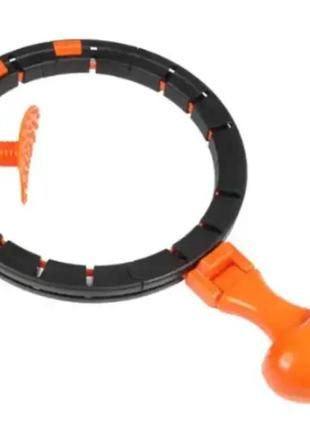 Умный массажный обруч, intelligent hula hoop, фитнес обруч для похудения есть счетчик оборотов, с утяжелителем2 фото