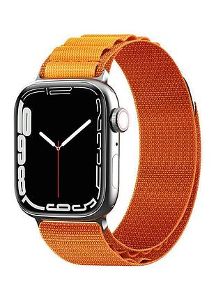 Ремінець для смарт годинників apple watch ремінці для фітнес годинників помаранчевий ur160o