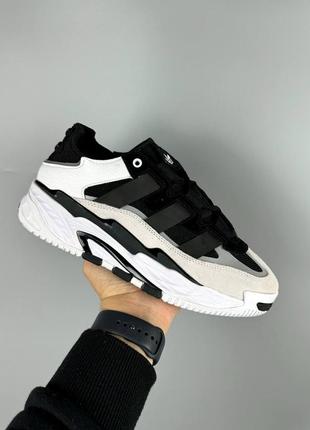 Кроссовки adidas niteball black white