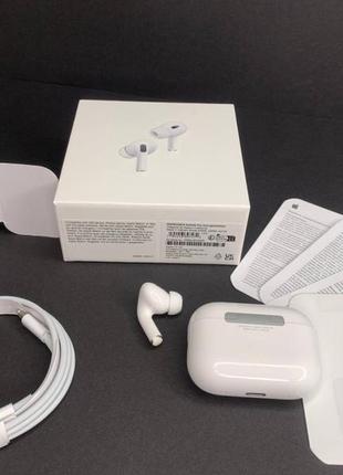 Навушники air pods pro 2 з шумопоглинанням білі
новинка7 фото