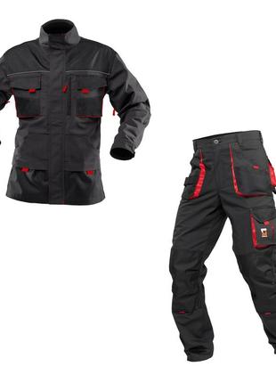 Костюм робочий захисний steeluz red (куртка+брюки) спецодяг зріст 188 см