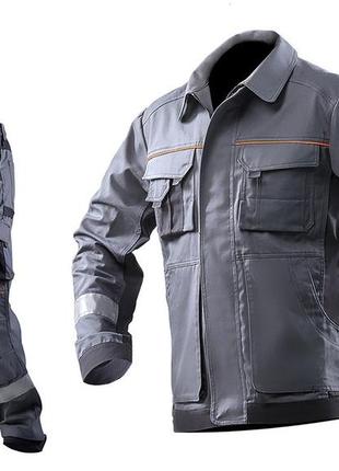 Костюм рабочий защитный aurum grey (куртка+брюки) рост 176 см