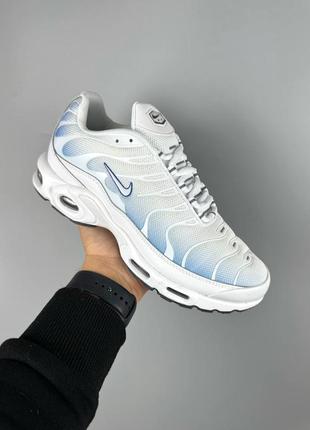 Кроссовки nike tn white blue