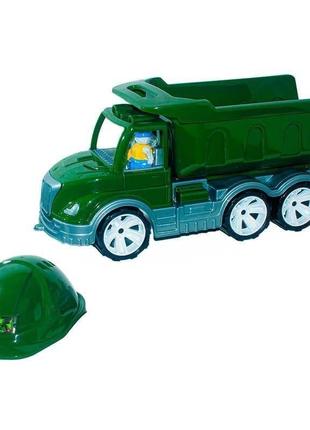 "самоскид mati "  вiйськовий з каскою, арт 003/8, набір дитячий, бамсик