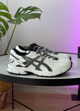 Женские кроссовки асикс гел кахана 8 чёрно-белые / asics gel-kahana 8 marathon running shoes/sneakers 1011b133-100