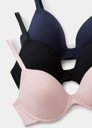 Комплект из 3х бюстгальтеров marks & spencer 34dd/75е