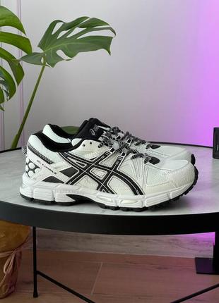 Чоловічі кросівки асікс гел кахана 8 чорно-білі / asics gel-kahana 8 marathon running shoes/sneakers 1011b133-100
