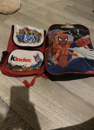Рюкзак с человеком пауком / рюкзак киндер / рюкзак spider man