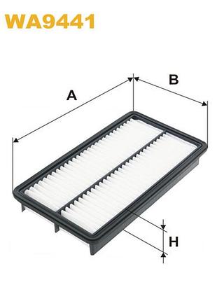 Фильтр воздушный mazda 6 (gg/gy), 6 (gh), 626 (97-02) (gf/gw), mpv wix filters - (wa9441)