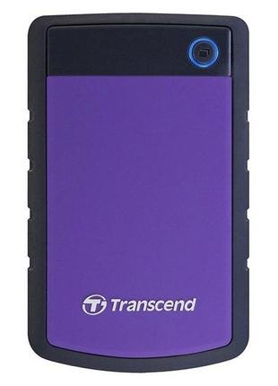 Hdd накопичувач transcend storejet 25h3 1tb (ts1tsj25h3p) usb 3.0 purple