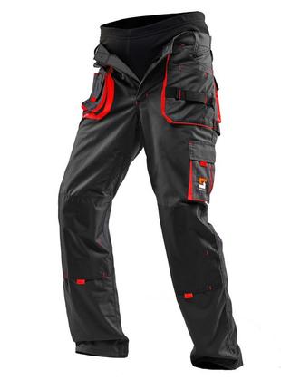 Штани робочі-захисні зі знімною утепленою підкладкою steeluz 4s red (зріст 188 см)