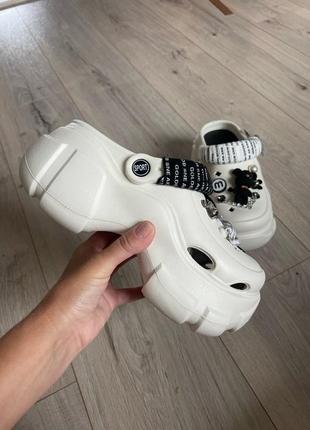 Тапочки тапочки сабо кроксы на платформе р. 35-416 фото