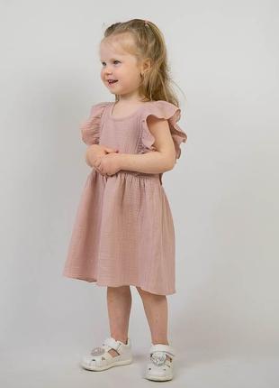 Сарафан для дівчинки муслін ніжний сарафан сукня муслінова