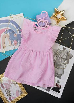 Сарафан для дівчинки муслін ніжний сарафан сукня муслінова